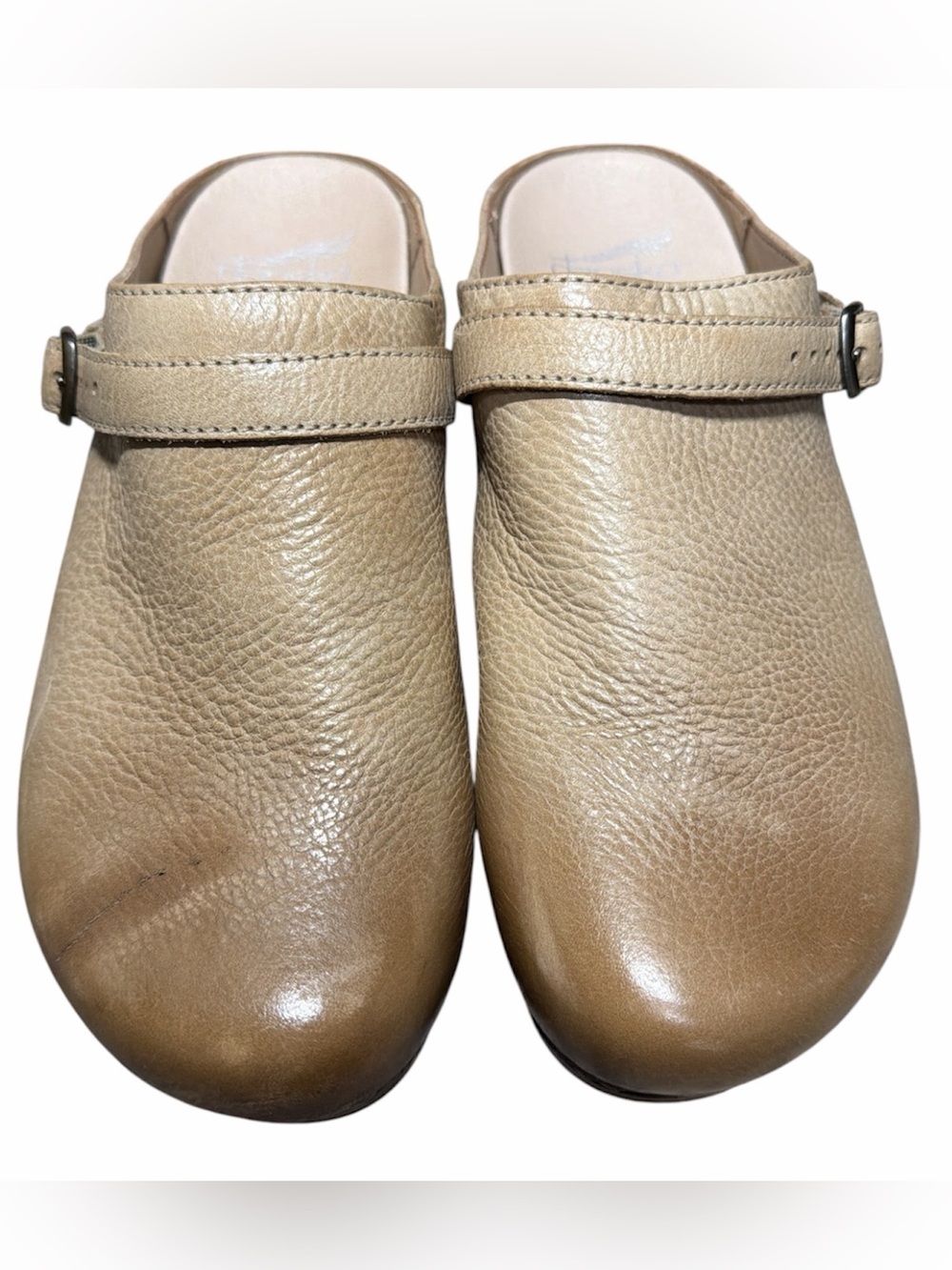 NWOT Dansko Berry Mule Clog Distressed Tan Size 38 - Picture 5 of 7